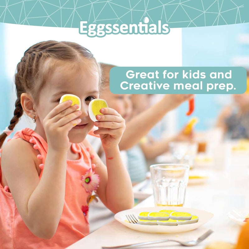 Eggssentials Square Egg Mold - Hard Boiled Egg Maker - Pack of 6 - Transparent Silicone - Image 5